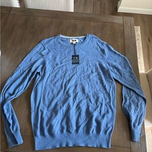 Joseph Abboud Men’s Light Blue Crewneck Sweater